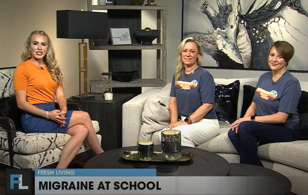 Migraine at School Directors Amy Graham and Elizabeth Weyher on KUTV Fresh Living